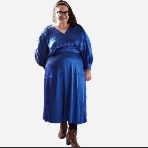 Women's Blue Maxi Dress